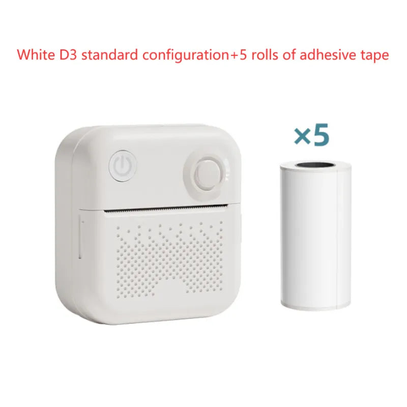 Mini Label Printer Student Pocket Portable Printer