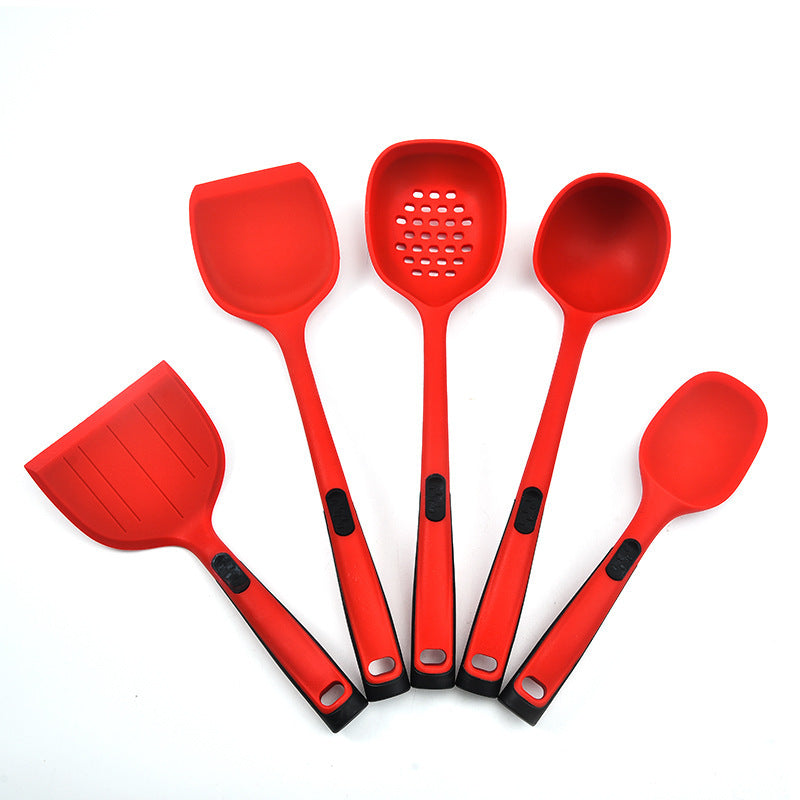 Non-Stick Silicone Cooking Spoon and Spatula Set