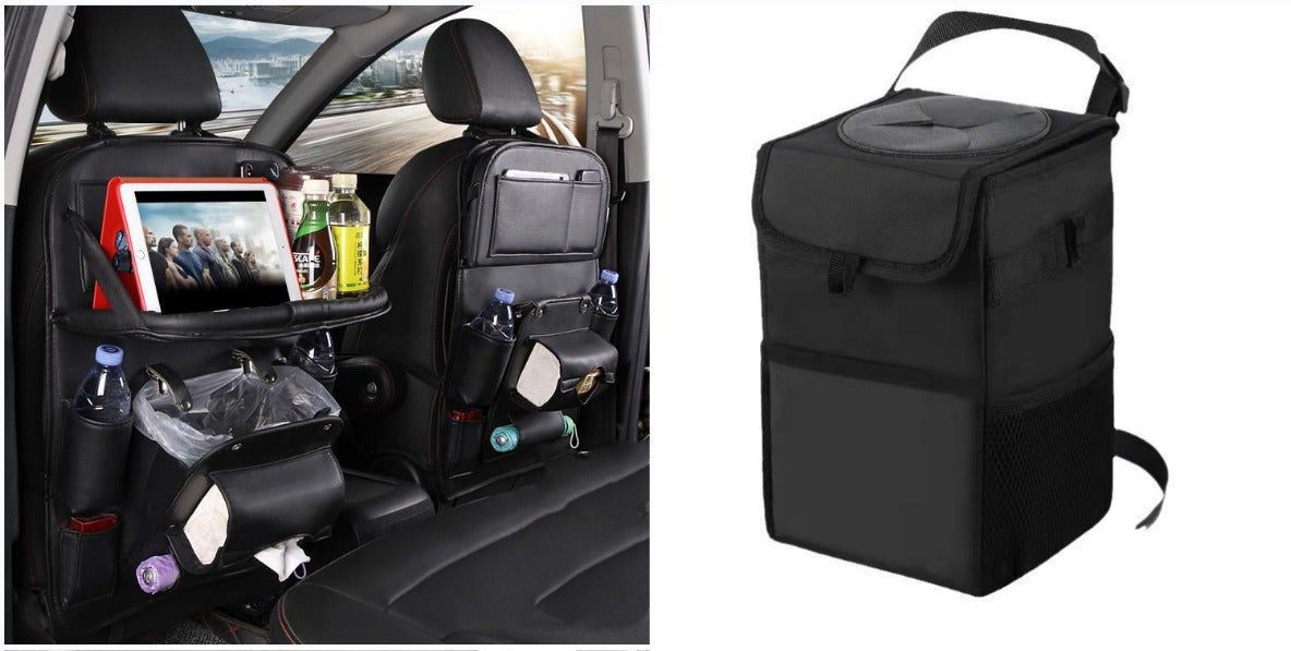 PU Leather Car Seat Back Organizer