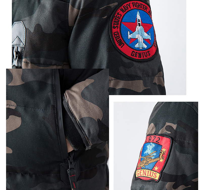 Men's Winter Camouflage Hoodie Jacket (Thick & Warm)
