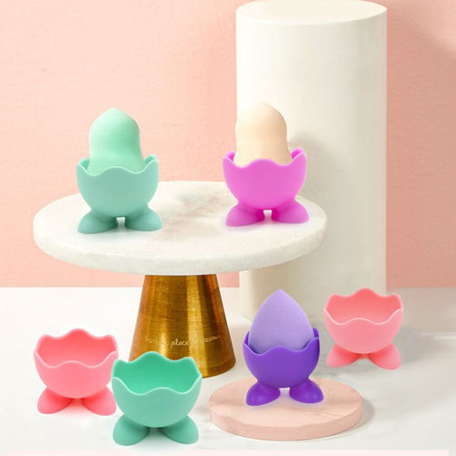 Silicone Powder Puff Storage Rack for Makeup Sponges