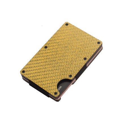 RFID Blocking Carbon Fiber Wallet and Card Holder