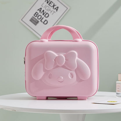 Luxury Cartoon Bear Travel Suitcase for Kids (14-Inch)