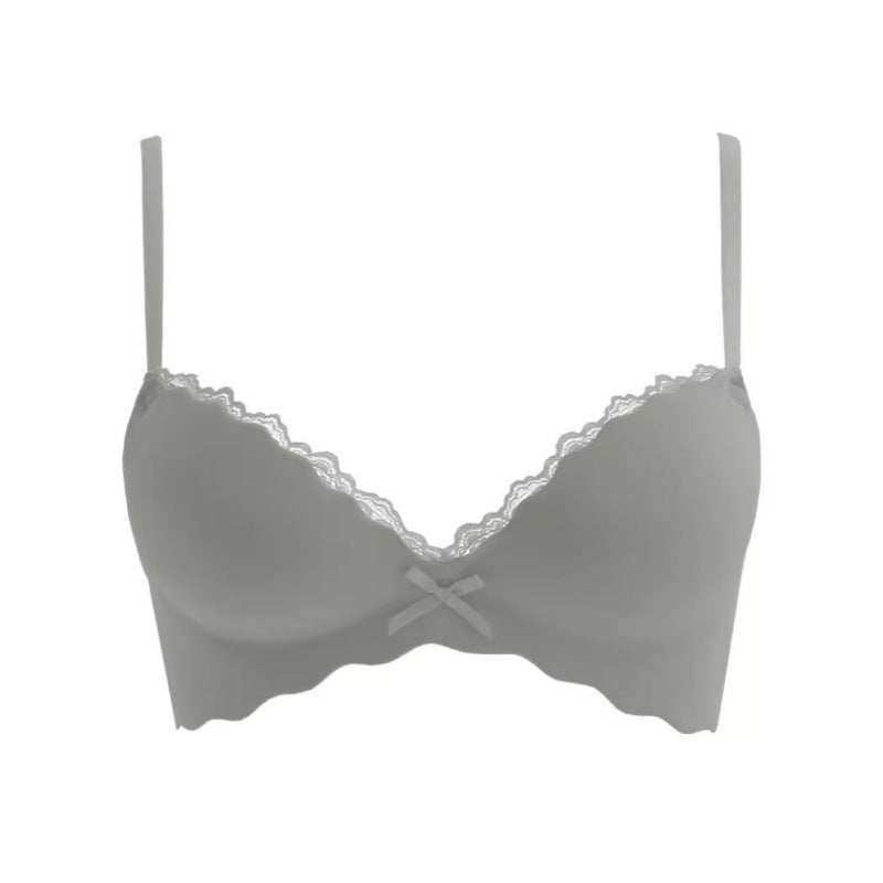 Seamless Push-Up Wireless Bra Set for Small Bust