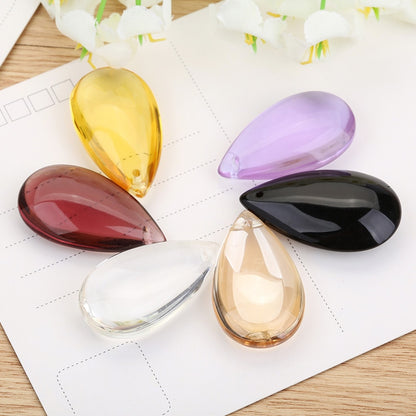Handmade Crystal Water Drop Pendant Jewelry Beads