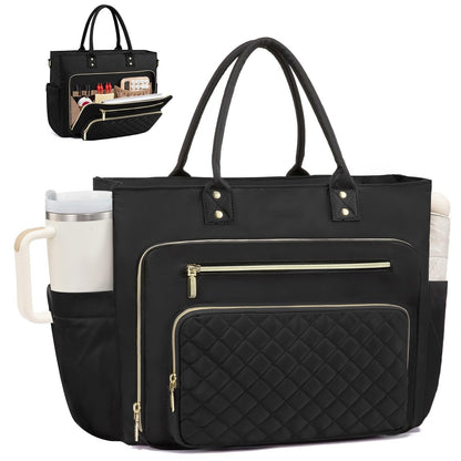Women's Work and Travel Tote with Large Cup Holder