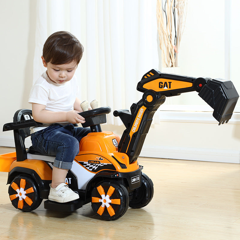 New Electric Excavator Toy for Kids Aged 1-3 Years