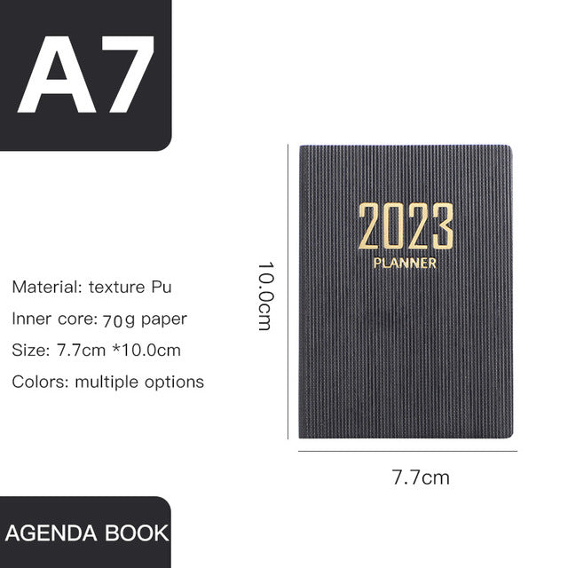 A7 Ultralight Portable English Calendar