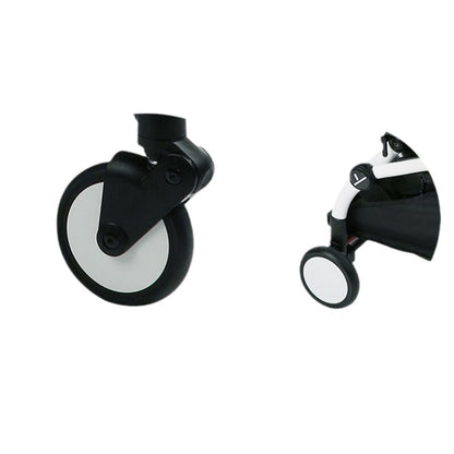 YOYO Baby Stroller Wheels with Rubber Tires and Bearings