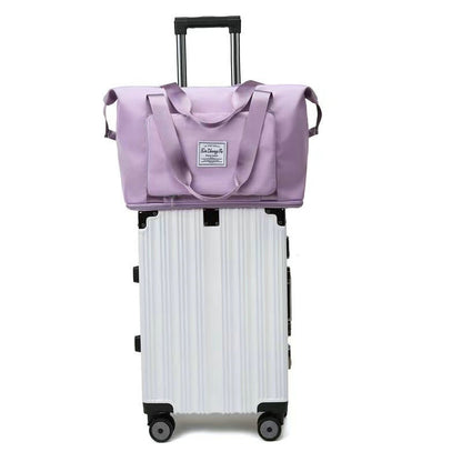 Large-capacity Women's Trolley Bag for Travel and Fitness