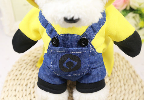 Pets Minion Costume for Dogs and Cats