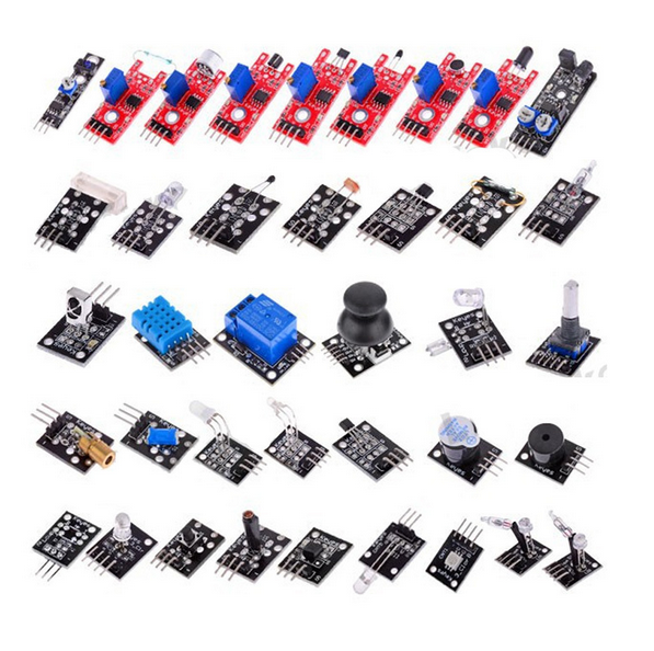 37-in-1 Sensor Kit with 45 Sensor Modules