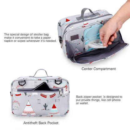 Aboutbaby Diaper Storage Bag for On-the-Go Moms