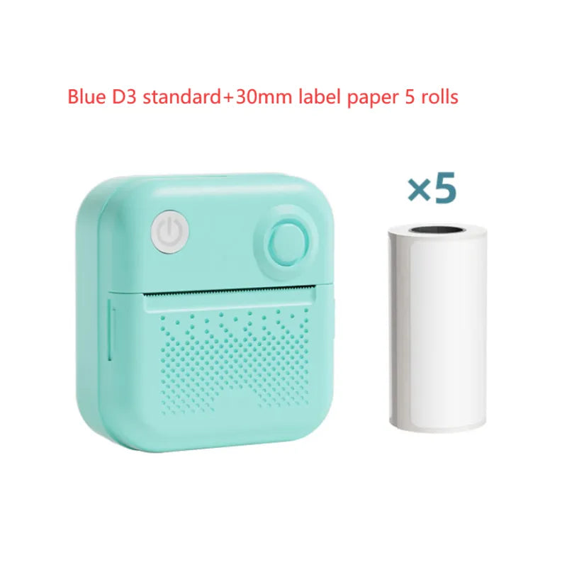 Mini Label Printer Student Pocket Portable Printer