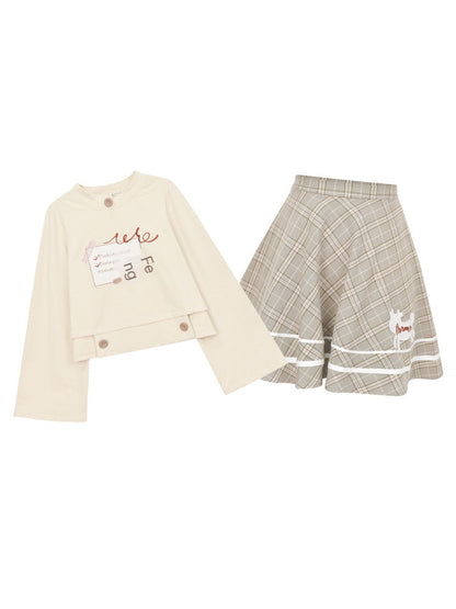 Original Forest Girl Tribe Hoodie and Skirt Set
