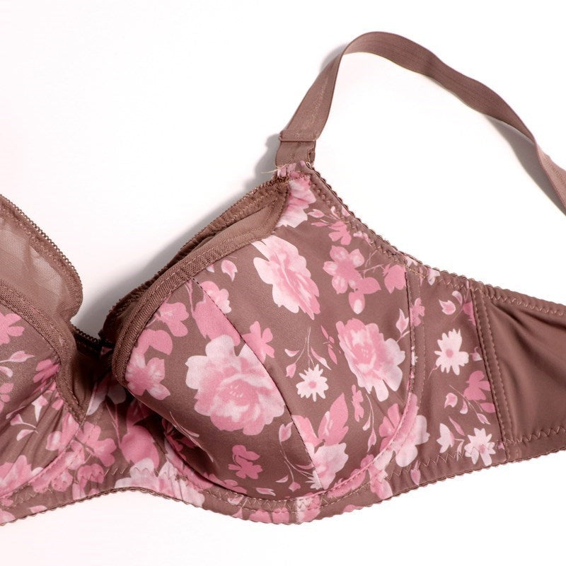 Adjustable Lace Breastfeeding Bra in Large Size