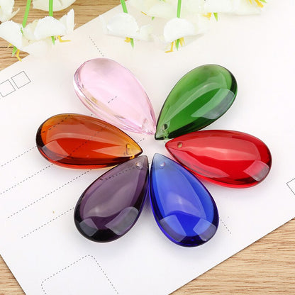 Handmade Crystal Water Drop Pendant Jewelry Beads