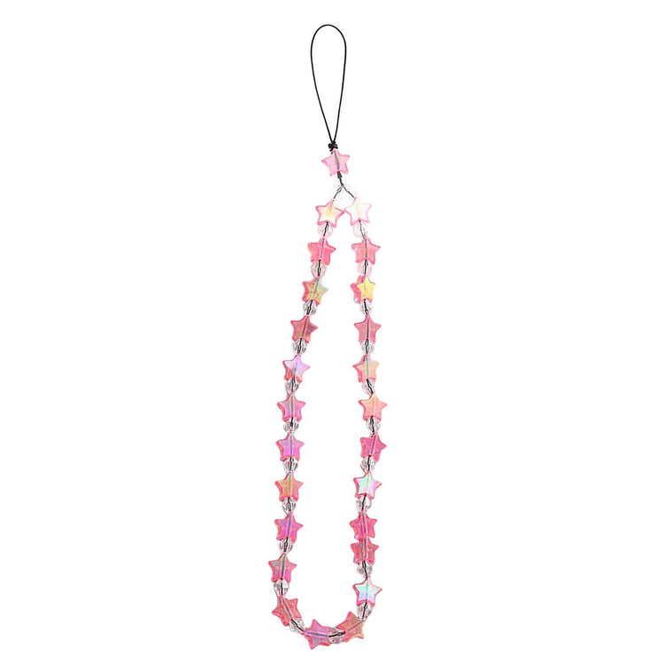 Staqlo Cute Star Beads Phone Charm - Beaded Phone Strap Bracelet - Short Phone Chain Cell Phone Wristlet - Cute Phone Accessory for Women ryjw-5