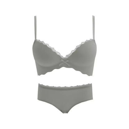 Seamless Push-Up Wireless Bra Set for Small Bust