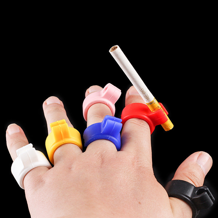 Silicone Ring Ashtray for Men - 6 Color Options