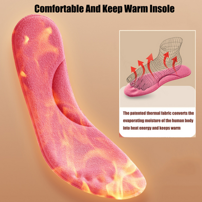 Self-Heating Memory Cotton Insoles for Women
