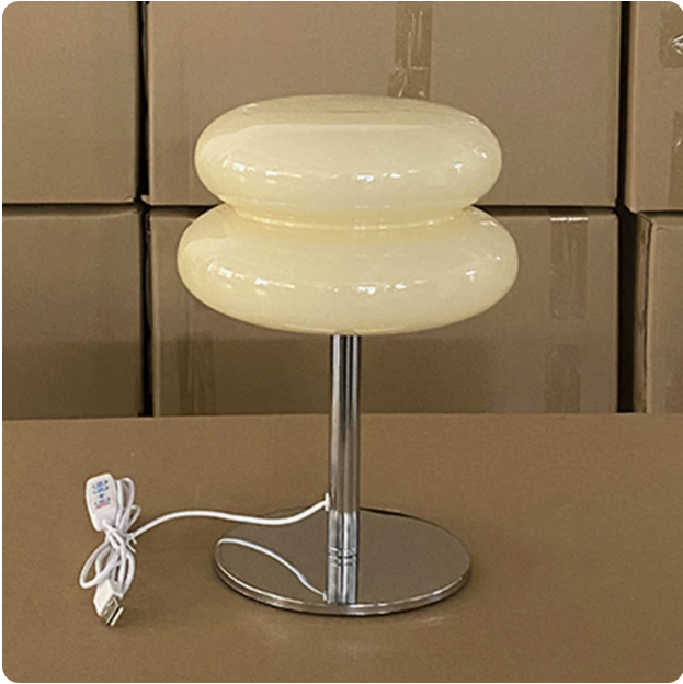 Modern Macaron Glass Table Lamp - Erna (One Set)