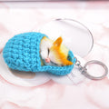 Autumn Winter Little Mouse Hairball Keyring Pendant
