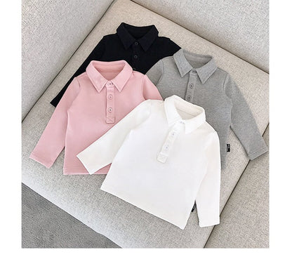Baby Long Sleeve Polo T-Shirt