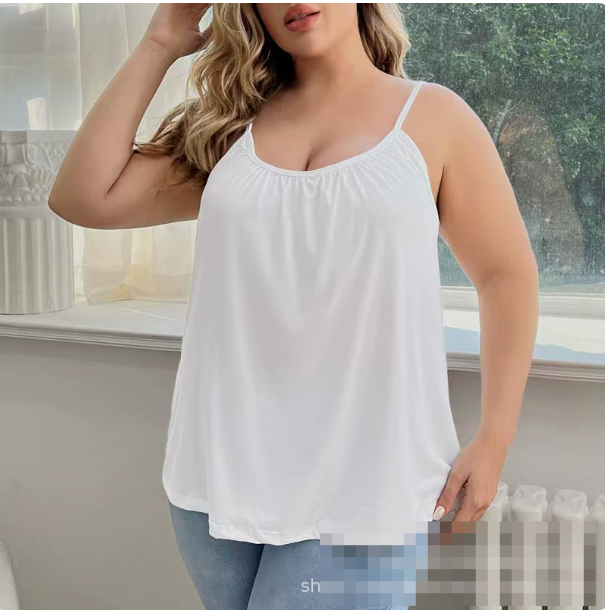 Loose-fitting Tank Top with Built-in Bra for Yoga
