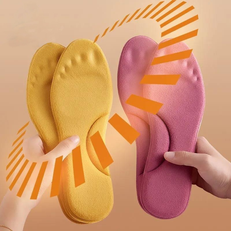 Self-Heating Memory Cotton Insoles for Women