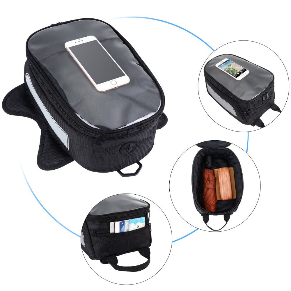 Waterproof Magnetic Motorcycle Tank Bag for Storage