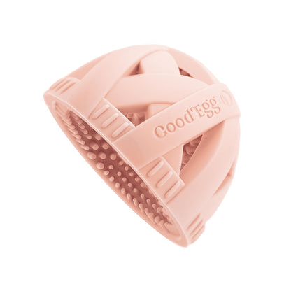 GoodEgg The Original Egg Brush - Silicone Egg Cleaning Brush for Farm Fresh Eggs Removes Chicken Coop Nasties - Ideal for Backyard Chickens Homesteaders & Egg Collectors (Standard Sized Eggs)