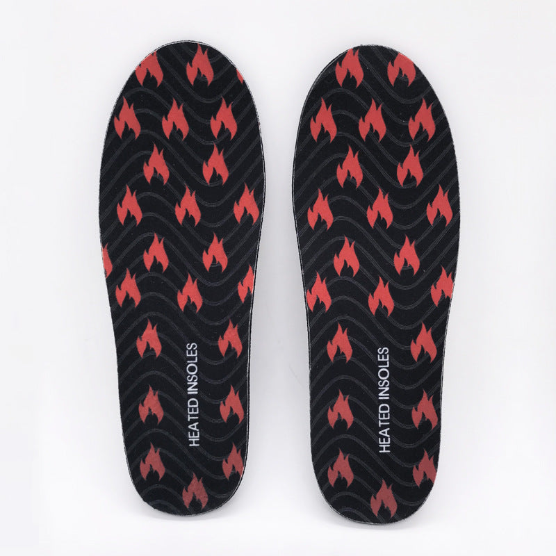 USB Heated Insoles with LED Remote Temperature Control