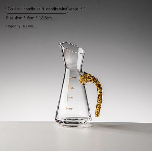 Gold Crystal Cup / Wine Decanter (One)