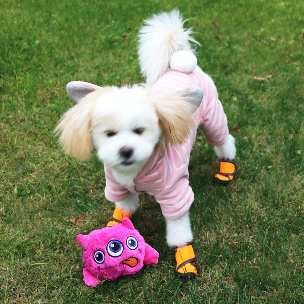 Interactive Plush Dog Toy with Vibrating Sounds