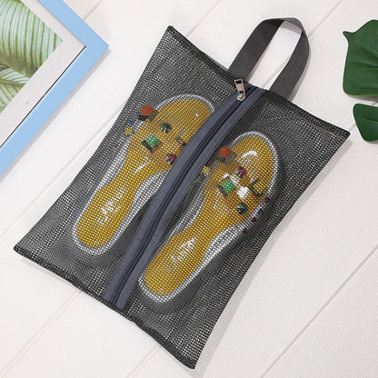 Portable Mesh Beach Tote Bag