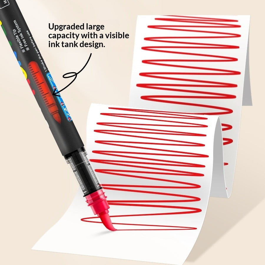 Direct-Ink Acrylic Marker Set, 120 Colors