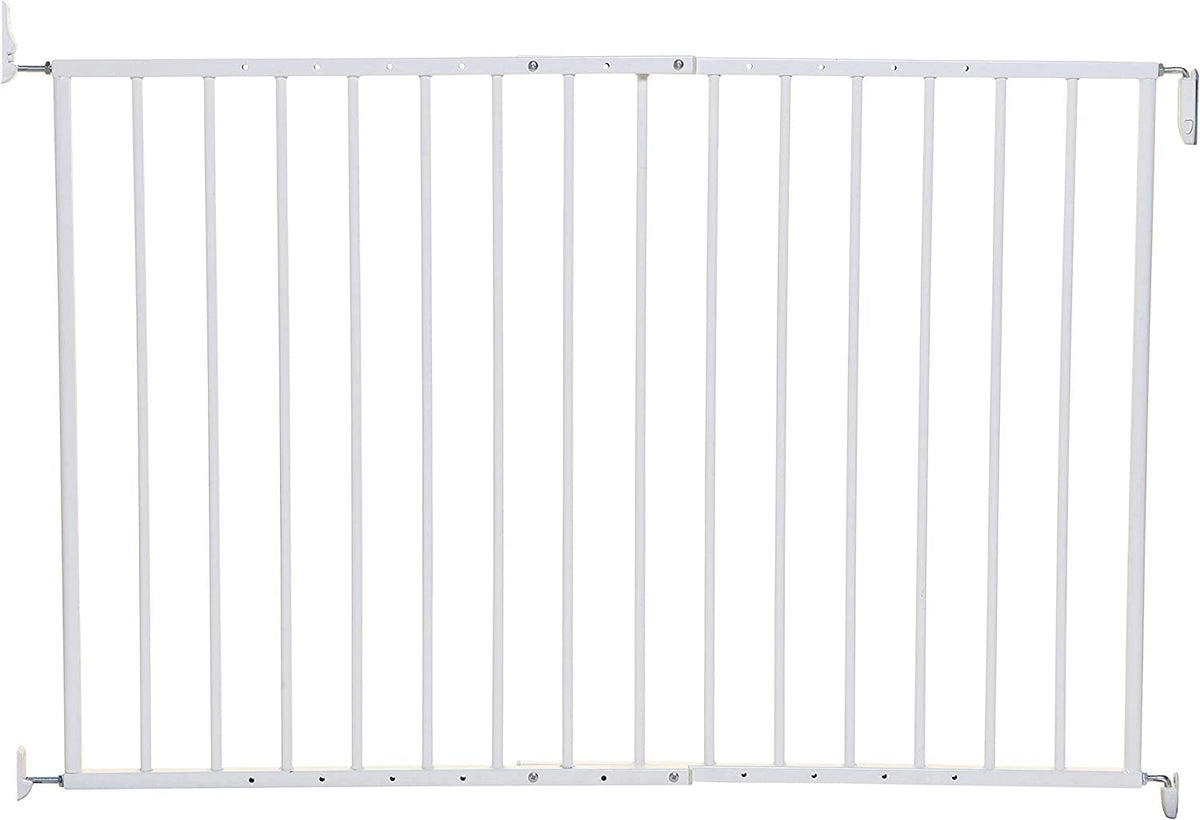 Dreambaby Arizona Extenda Baby Safety Gate - Hardware Mounted Gates - with Adjustable Width from 26.75-44 inches - White - Model L2164BB