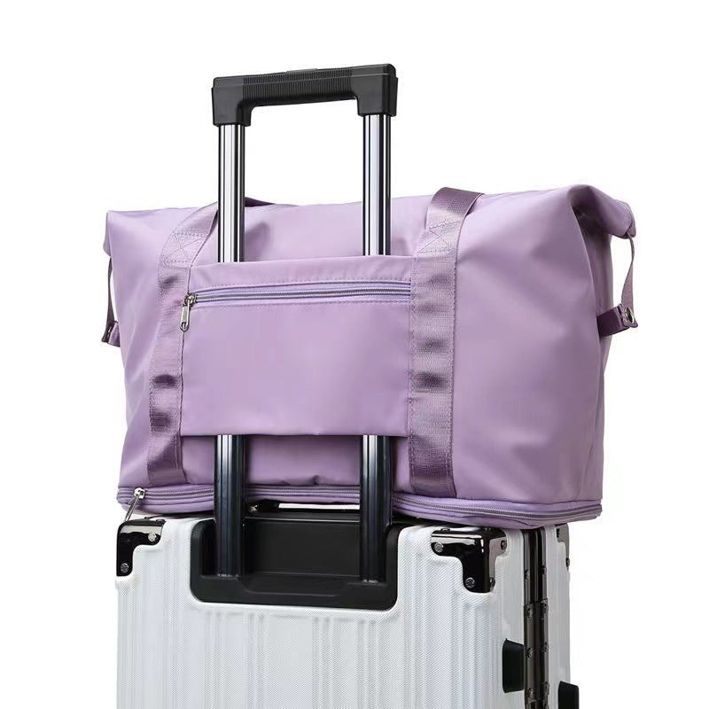 Large-capacity Women's Trolley Bag for Travel and Fitness
