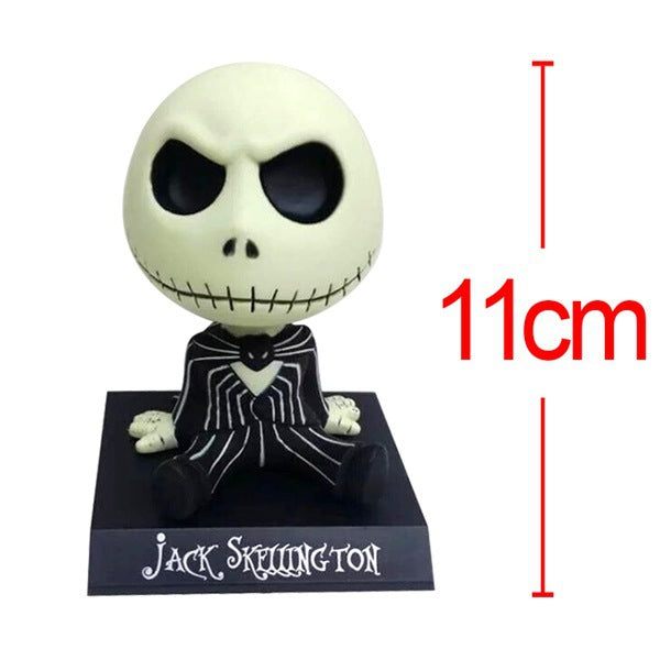 "Bobblehead Jack Car Figurine Toy"