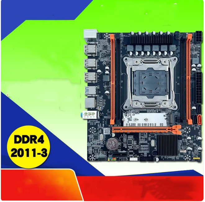 X99 DDR4 M-ATX Computer Motherboard for Server LGA2011-3, B85 Chipset, NVMe/SATA M.2 Slot