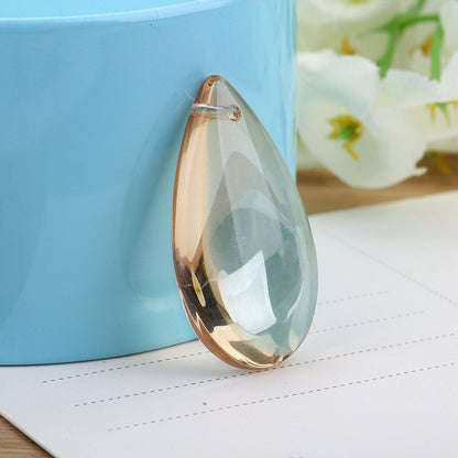 Handmade Crystal Water Drop Pendant Jewelry Beads