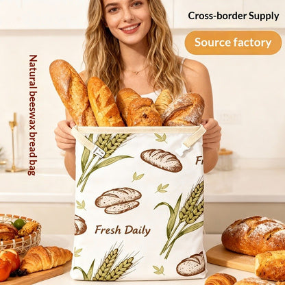 Beeswax Bread Bag Linen Cotton