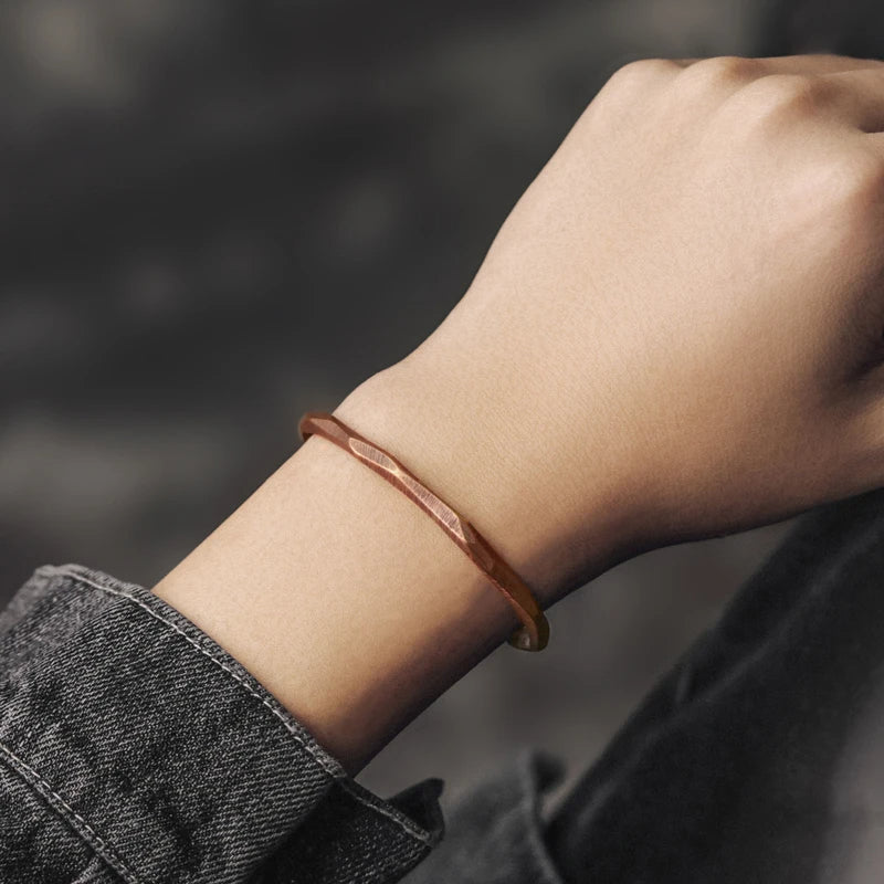 Handmade Pure Copper Bracelets for Vintage Cuffs
