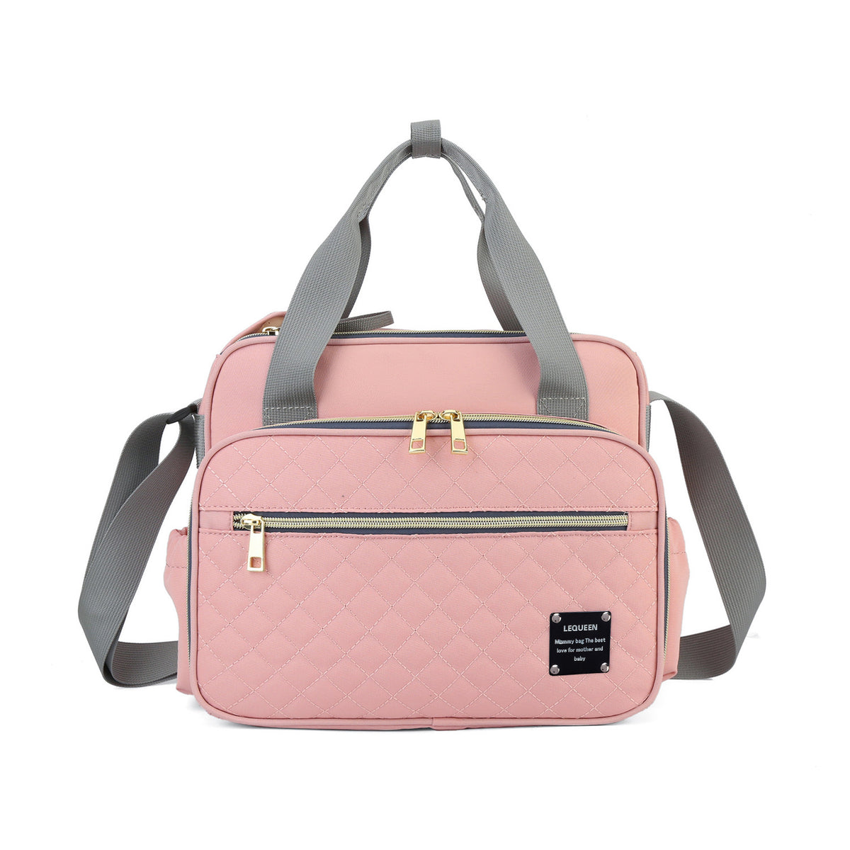 LEQUEEN Stylish Waterproof Multi-Function Mommy Bag