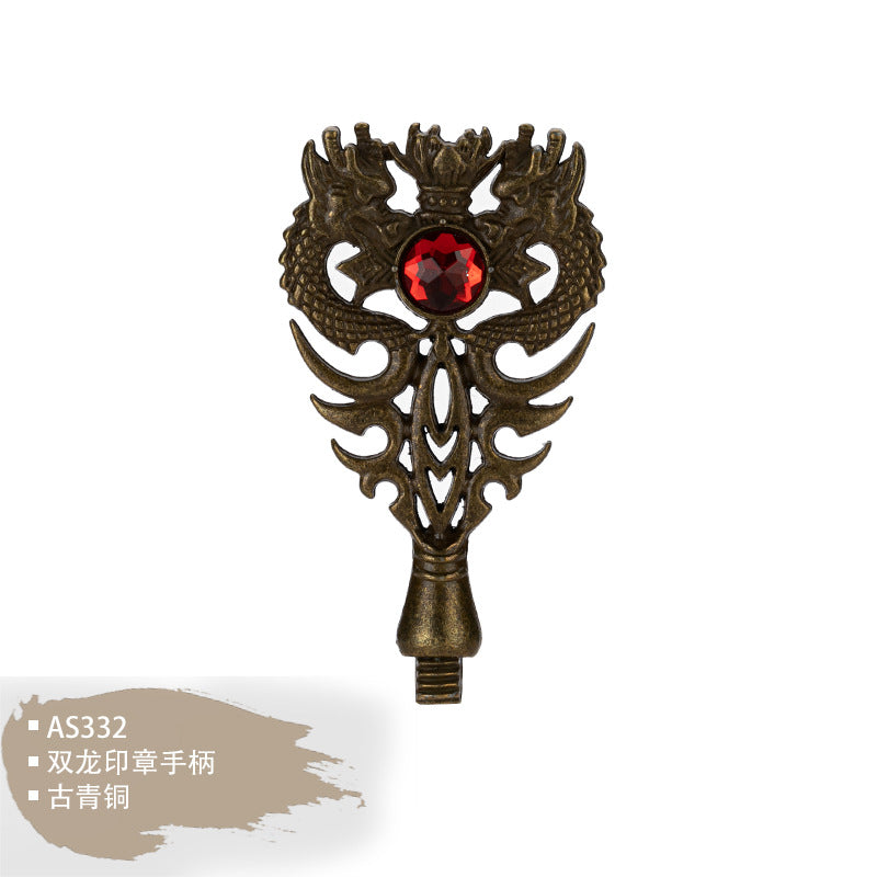 Custom Resin Alloy Wax Seal Handle Set for Magic Academy