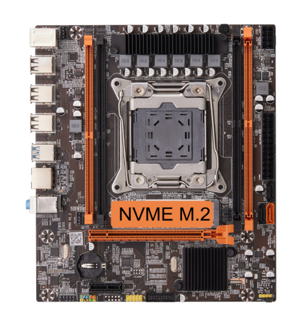 X99 DDR4 M-ATX Computer Motherboard for Server LGA2011-3, B85 Chipset, NVMe/SATA M.2 Slot