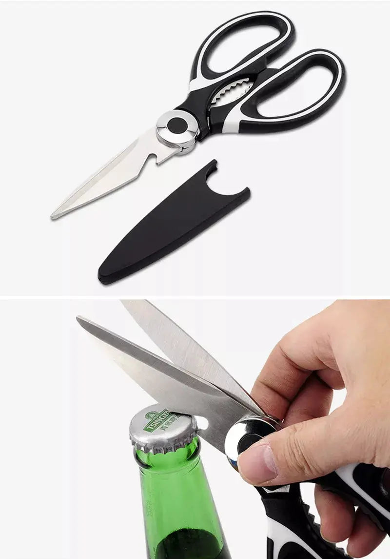 Heavy-Duty Stainless Steel Kitchen Scissors
