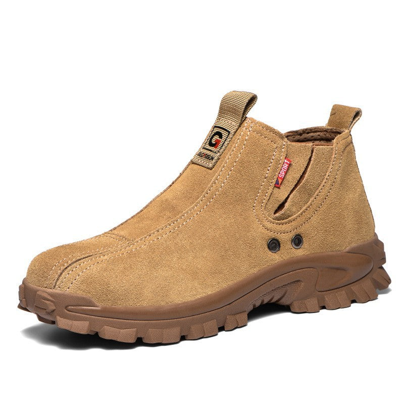 New Summer Breathable Safety Work Shoes with Rubber Sole
