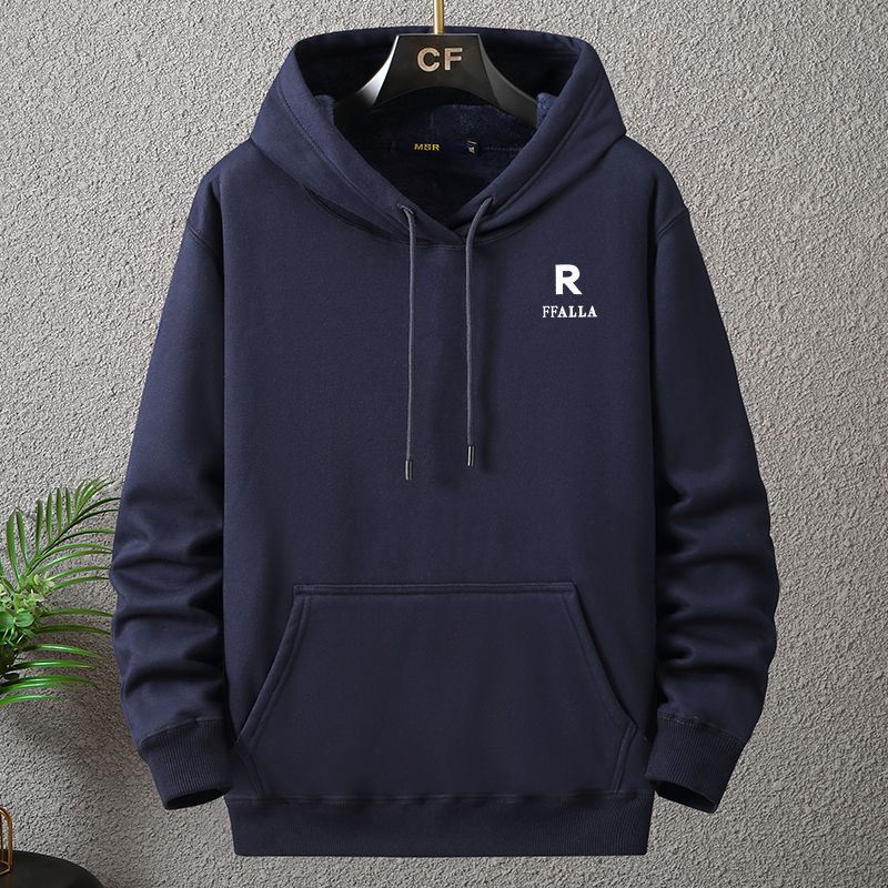 Men's Plus Size Fleece Hooded Pullover Sweatshirt